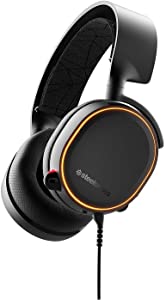 SteelSeries Arctis 5 (2019 Edition) RGB Illuminated Gaming Headset with DTS Headphone:X v2.0 Surround for PC and PlayStation 4 - Black