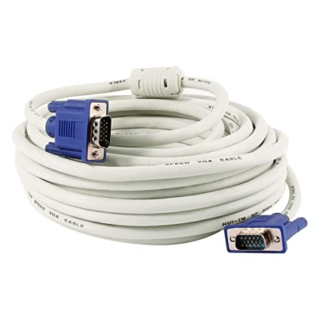 Pluto Accessories 5 Mtr VGA Male to VGA Male Cable .15 Pin Vga Cable for Projector, Laptop,CCTV,Computer