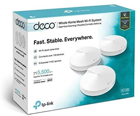 Tp-Link DECO M5 pack3 AC1300 Whole Home Mesh Wi-Fi System