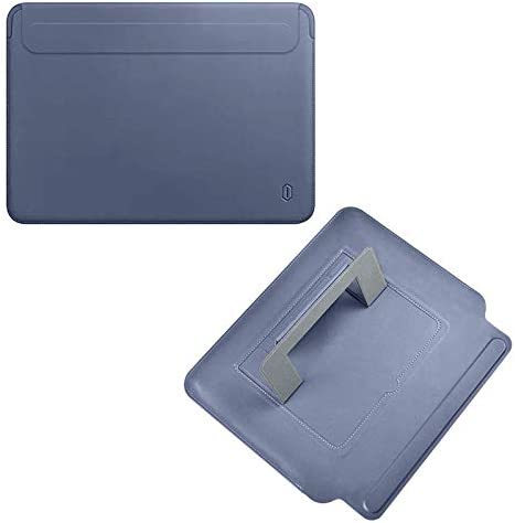 WIWU Alita Skin Pro Portable Slim Stand Sleeve For MacBook Pro 15.4", Navy Blue