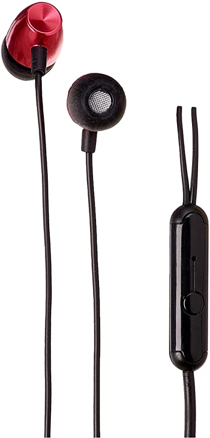 Borofone BM57 Wired Earphones With Microphone - Red