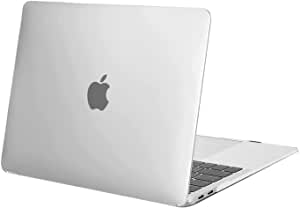 MOSISO Compatible with MacBook Air 13 inch Case 2022 2021 2020 2019 2018 Release A2337 M1 A2179 A1932 Retina Display with Touch ID, Protective Plastic Hard Shell Case Cover, Frost Clear