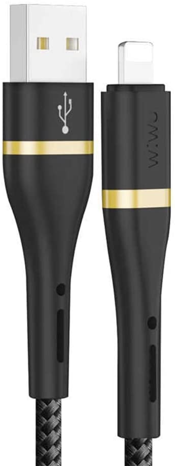 WIWU Elite Data Cable ED-105 3A USB And Type-C Compatible Lightning, Black - 1.2m