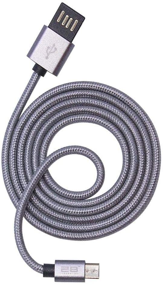 2B (DC07S) - Cable USB A to Micro 5 Pin Cable - Silver