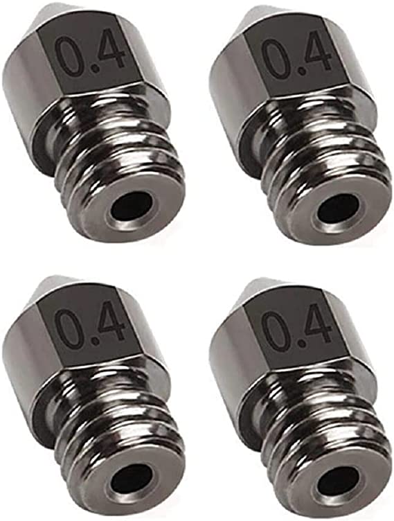 1 pcs 3D Printer Extruder Nozzles 0.4 mm Hardened Steel