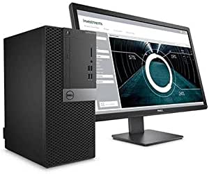 Dell Optiplex 7040 MT Desktop (Core i7-7700,8GB, 1TB, Win 10,18.5in Monitor, Black)