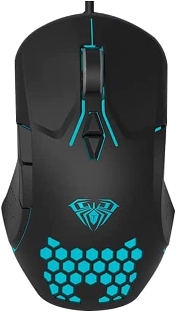 F809 Programming Gaming Mouse Multi Buttun Computer Optical Mouse 4 DPI Gear for Gamer High Precise Mouse (Black)