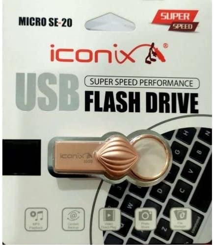 Iconix MICRO SE-20 USB 2.0 Flash Drive - Bronze (4)