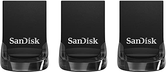 SanDisk 32GB 3-Pack Ultra Fit USB 3.1 Flash Drive (3x32GB) - SDCZ430-032G-G46T