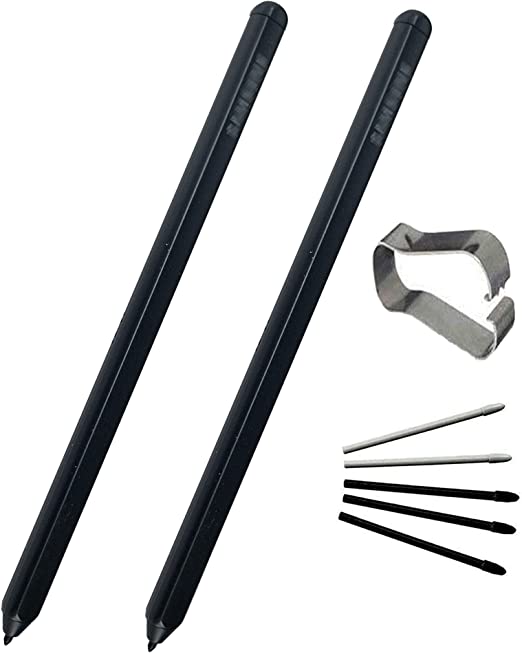 2 Pack Black Galaxy S21 Ultra Stylus Pen Replacement for Samsung Galaxy S21 Stylus G9880 S Pen S21u Stylus/ Galaxy Ultra +Tips/Nibs