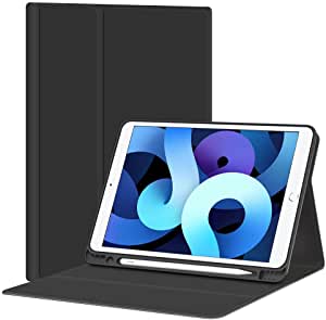Compatible with iPad 10.2 8th Generation 7th Generation Case, all-inclusive Anti-drop, Automatic Sleep/Wake Function, Ultra-thin & Lightweight Stand 10.2 Inch Cover-Black…
