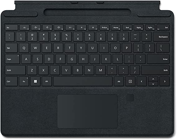 Surface Pro Signature Keyboard with Fingerprint Reader – Black