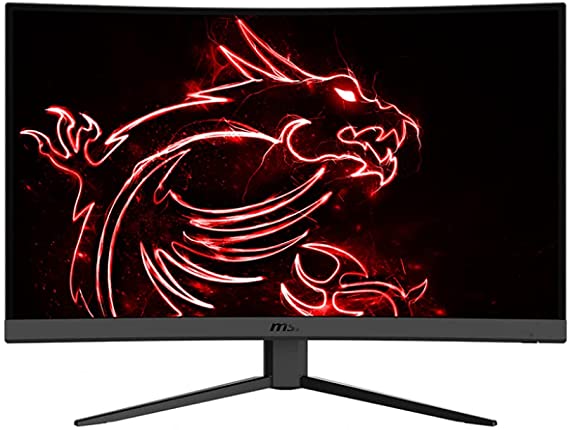 MSI Optix Monitor 27in VA 1440p 2K 1MS MPRT 165Hz 250nits 1500R Curved sRGB HDMI DP QHD Anti-glare AMD Freesync, Black