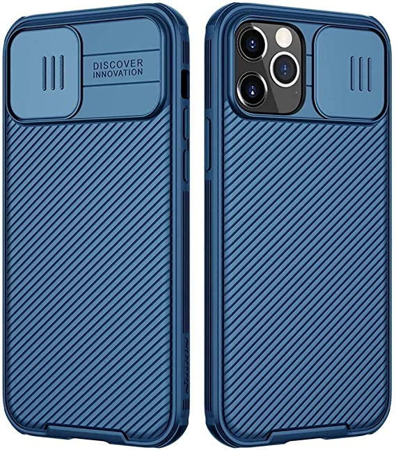 Nailkin Cam Shield Pro Case for Apple iPhone 12/12 Pro - Blue