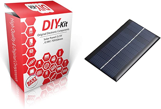 DIY-Kit Solar Panel (5.5V, 1W) 100X75mm