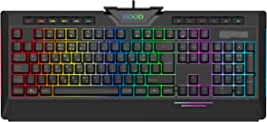 HOOD K1000 Gaming Semi Mechanical Keyboard/RGP/Anti Ghost/7G-KEYS/2Y