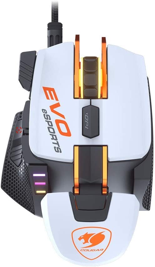 COUGAR 700M EVO Esports 16000 DPI Optical Gaming Mouse with Adjustable Palm Rest, Weights and Fully Configurable Buttons