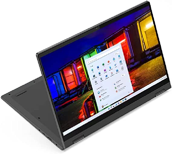 Lenovo IdeaPad Flex 5 14ALC05 Laptop - AMD R 5-5500U - 8GB -512GB SSD – 14-inch FHD Touch - AMD Radeon Finger Print - Windows 11- Graphite Grey