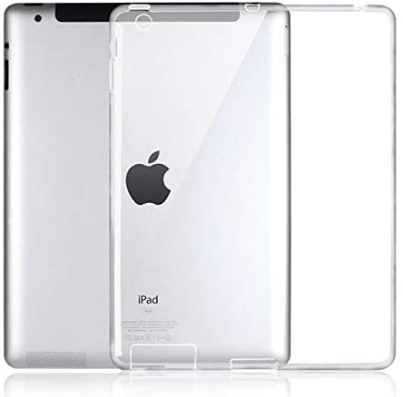 Apple iPad 2/3/4 TPU Silicone Clear Case Back Cover By Muzz