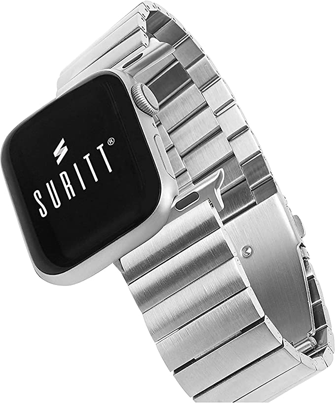Compatible with Apple Watch Stainless Steel band Berln (3 Colors available)(Series 4, 5, 6 and SE).