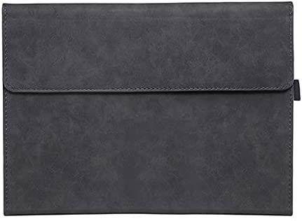 For Microsoft Surface Pro 8 Faux Leather Sleeve with Hard Anti-Shock Inner Case - 13 inch (Black)