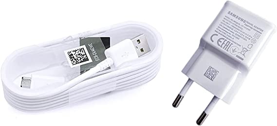 Samsung Original Charger with Micro USB Cable-2A, White