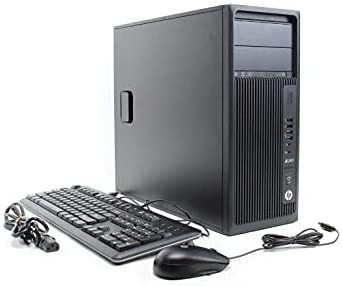 HP Tower Workstation Z240, Xeon E3-1225V6, 8GB, 1TB, 2GB GT710, Windows 10 Pro, Black,