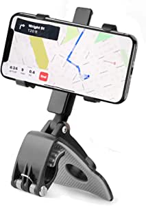 car Phone Holder Mount Smartphone Dashboard Clip Mount Car Phone Mount Stand Suitable for 4 to 7 inch Phone 360 Degree Rotation