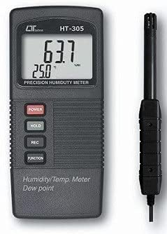 Thermo-Hygrometer with dew point Thermometer & Humidity Dew Point HE-305E Made Taiwan