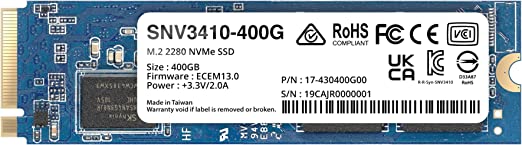 Synology M.2 2280 NVMe SSD SNV3410 400GB (SNV3410-400G)