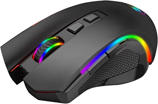 Redragon M602-KS GRIFFIN RGB Wireless Gaming Mouse – 8,000 DPI (Black)