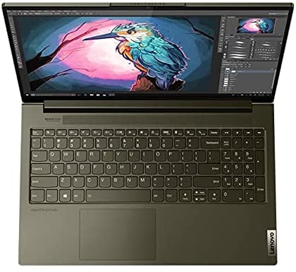 Lenovo YOGA Creator 7 Laptop - Intel Core i7-10750H - 16GB DDR4 RAM - 1TB SSD Storage - NVIDIA GeForce GTX 1650 4G - 15.6 Inch FHD Display - Windows 10 - DARK MOSS