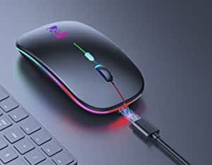 R8 A6 | HighEnd Wireless Rechargeable 2.4G mouse | RGB LED | USB Nano Reciever