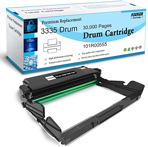 Compatible Drum Cartridge for Xerox Phaser 3330 3330dni WorkCentre 3335 3335dni 3345 3345dni Printers Aseker Extra High Yield 30000 Pages 101R00555 Drum Unit