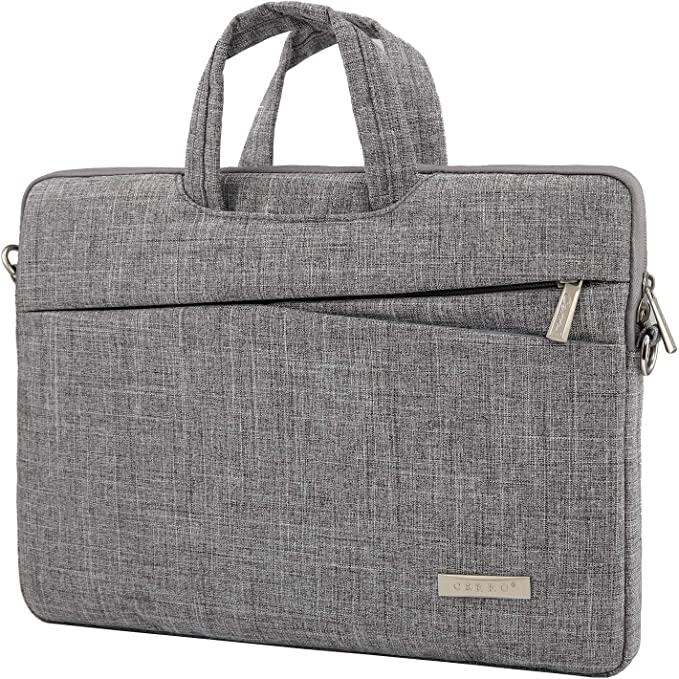 Cerro Laptop Shoulder Bag 14.3 Inch Laptop Case Sleeve, Business Briefcase - Grey