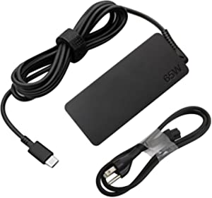 Cacamoen 65W Type-C Laptop Charger for Lenovo ThinkPad T480 T580 T480s, Yoga C940 C740 C930 730 S730 730S 920 Chromebook c330 100e 300e 500e c340 s340 USB-C Power Supply Adapter Cord