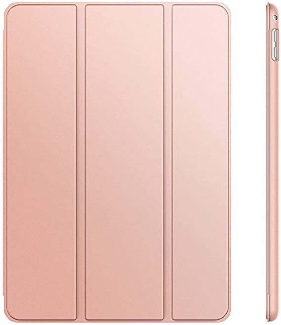 Smart Case For Apple iPad Pro 12.9 - Model (2015-2017) (1st - 2nd Generation) Auto (Sleep and Wake) - Rose Gold