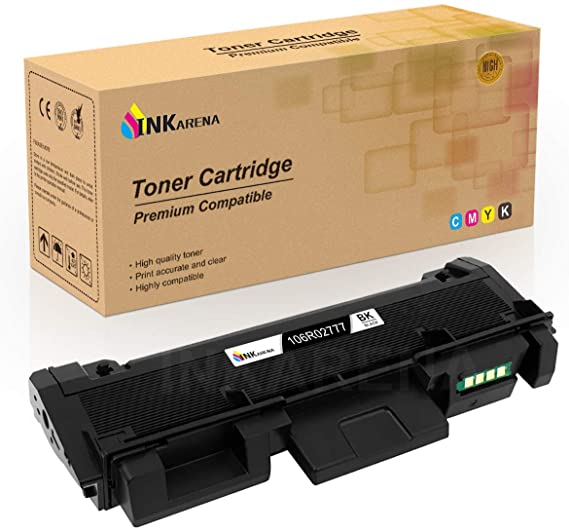 106R02777 Toner Cartridge Compatible for Xerox Phaser 3260 3260DI 3260DNI 3052 WorkCentre 3215 3215NI 3225 3225DNI Printer Black High Yield 1 Pack - 3,000 Pages by Inkarena