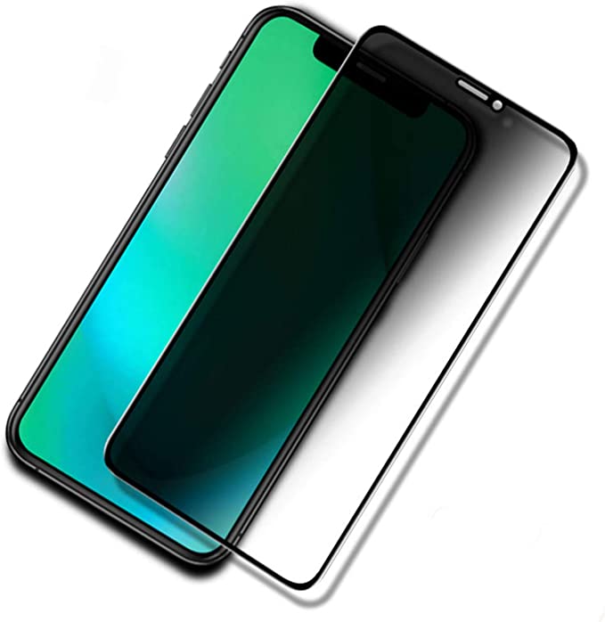 2PCS Privacy Tempered Glass Compatible With iPhone 12/12 Pro,Anti-Spy Screen Protector Anti-Peeping Protective Film Compatible With iPhone 12/12 Pro（2 PCS） (For iphone 12/12 Pro)