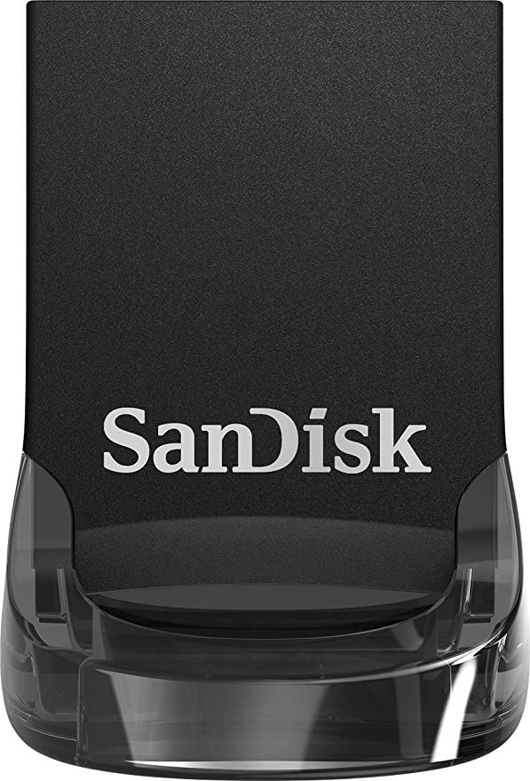 SanDisk Ultra Fit USB 3.1 Flash Drive, 128GB, Black SDCZ430-128G-A46