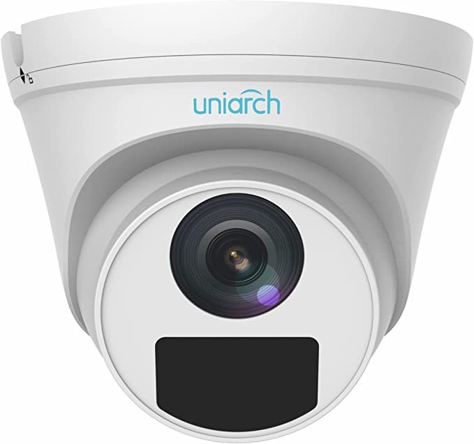 Uniarch Indoor surveillance Camera IP Network 2 MP 1080P Lens 2.8 mm Night Vision IR30m , POE IP67 -IPC-T122-PF28