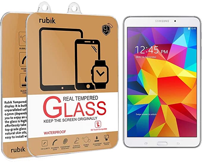 For Samsung Galaxy Tab 4 8.0 - Rubik Real Tempered Glass Saphire HD Screen Protector For Samsung Galaxy Tab 4 8.0