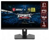 MSI Optix MAG274R eSports Gaming - 27" Full HD 1920 x 1080 1ms, 144Hz Refresh Rate, Night Vision, AMD FreeSync Anti-Glare Frameless Design with Adjustable Stand - Black