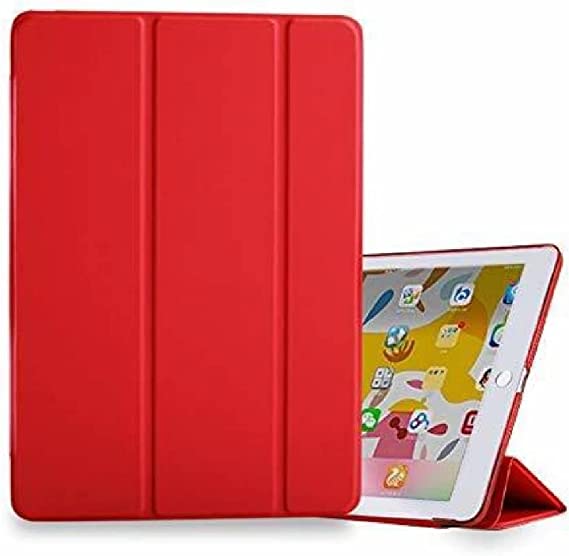 Smart Case For Apple iPad Pro 12.9 - Model ( 2015 - 2017 ) (1st - 2nd Generation) Auto ( Sleep and Wake ) - Red