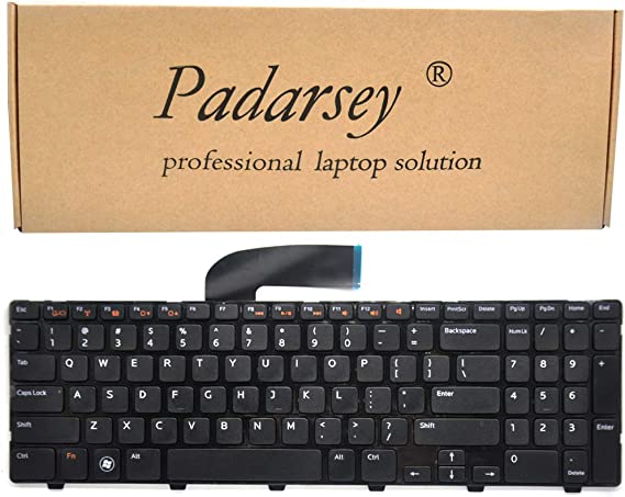 Padarsey eplacement Keyboard Compatible for Dell Inspiron N5110 M5110 Series Black US Layout, Compatible with Part Number MP-10K73US-442 4DFCJ 04DFCJ