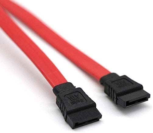 Keendex KX 2520 12 Pin SATA Cable For Hard Disk and CD Rom Female to Female, 60cm - Red