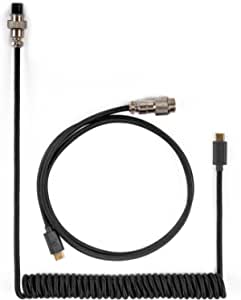 Keychron keyboard Coiled cable Aviator Cable -5 Pin - Black