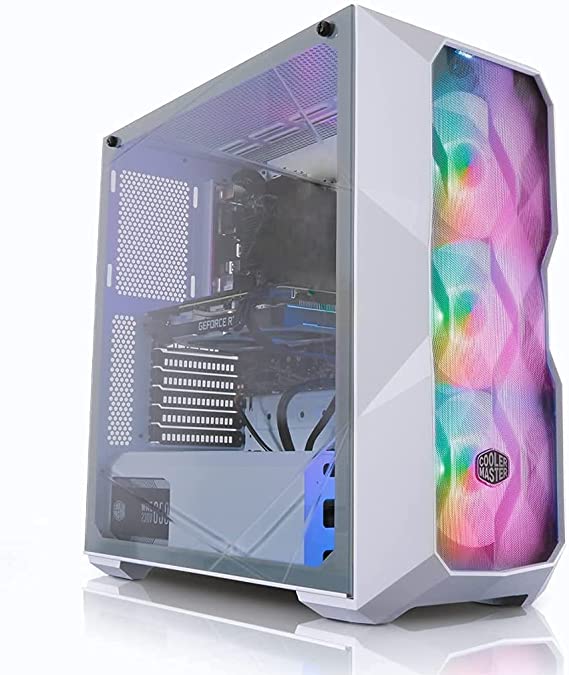 ADMI Gaming PC: AMD Ryzen 5 5600X 4.6GHz, ASUS B550M-K, ASUS RTX 3060 DUAL, 16GB 3000MHz DDR4, 240GB SSD & 2TB HDD, RGB Case, Windows 10 - With ASUS TUF K1 keyboard & TUF M3 RGB Mouse