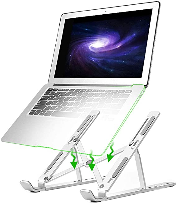 Achat Heureux Laptop Stand,Tablet Notebook Computer Holder, Adjustable Foldable Portable Universal Bracket