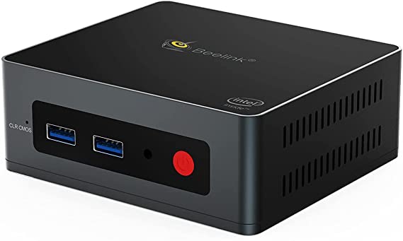 Beelink GK Mini NUC Mini PC; Quad-Core CPU ; 8GB DDR4 RAM; 128GB M.2 SATA SSD + 2.5-inch SATA Drive Bay ; Dual Monitor Support [BL-GK-MINI-8/128]